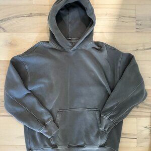 Abercrombie & Fitch Men's Essential Popover Hoodie in Washed Black